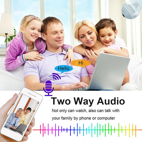 360 Degree LED Light 960P CCTV - mytechnotool.com